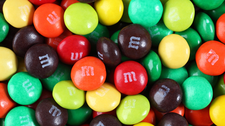 Colorful M&M's candy