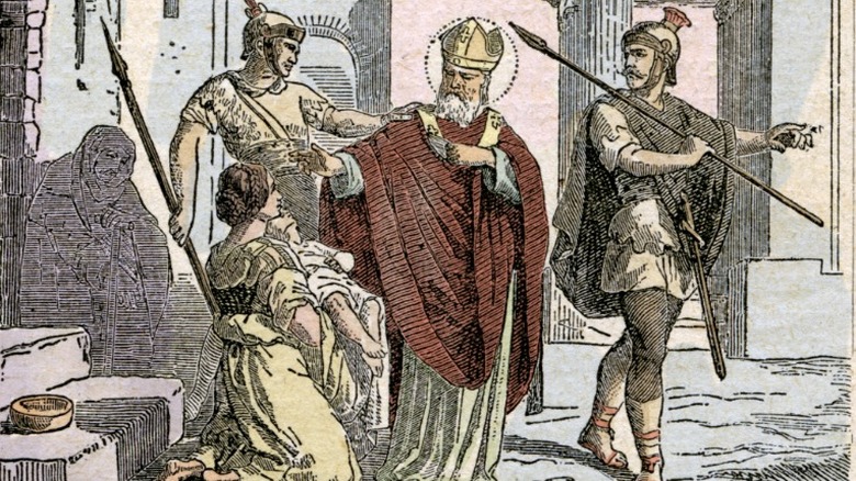 St. Blaise saves child