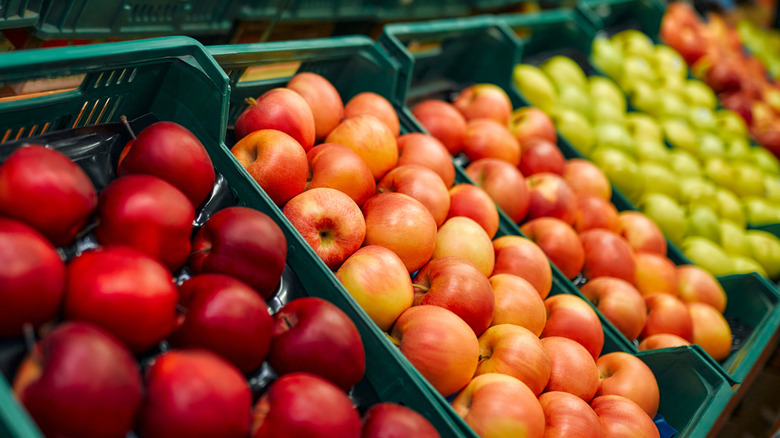 Fresh fruit on display for sale