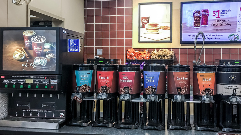 Wawa coffee station