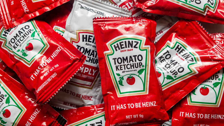 Heinz ketchup packets