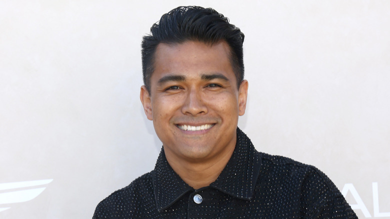 A photo of Chef Jordan Andino at a red carpet event