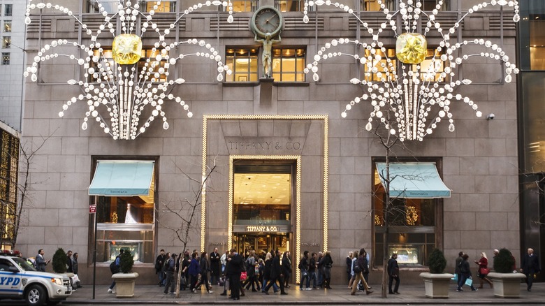 Tiffany & Co's flagship store on Fifth Avenue in NYC