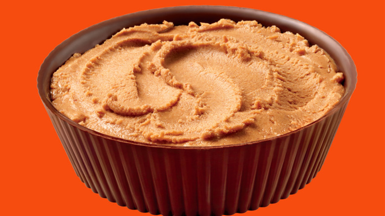 A giant DIY Reese's Peanut Butter Cup