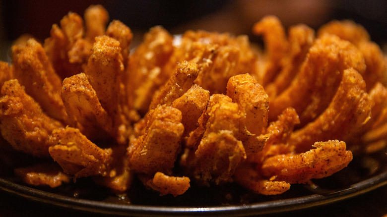 Close-up of blooming onion