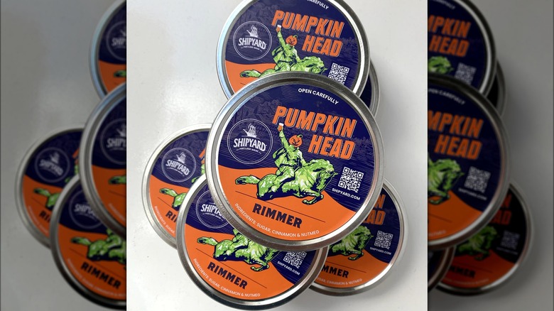 Shipyard Pumpkin Head rimmer tins